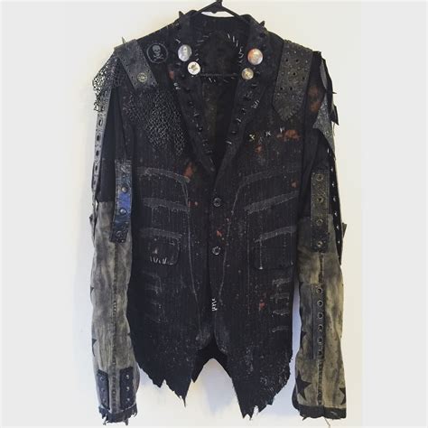 Distressed Custom Rocker Suit Jackets From Chad Cherry Clothing