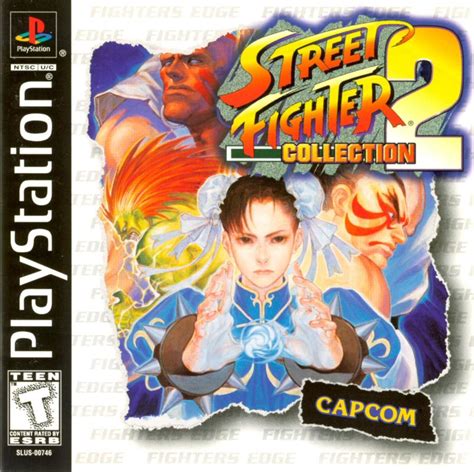 Street Fighter Collection PlayStation Box Cover Art MobyGames