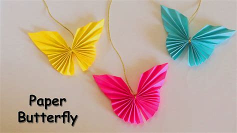 Paper Butterfly Easy Paper Crafts For Kids