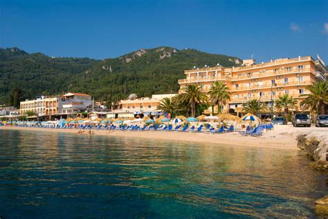 Potamaki Beach Hotel In Benitses Corfu Hotel In Corfu