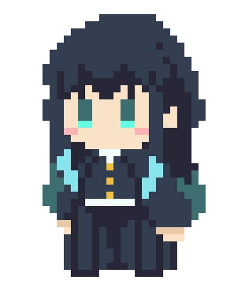 Muichiro Pixel Art By Rossleroo On Deviantart