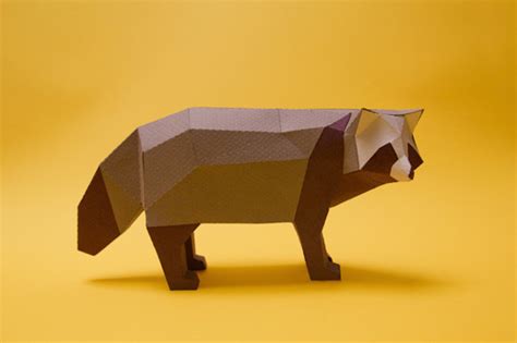 Delightful Geometric Paper Animal Sculptures