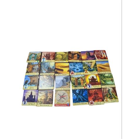 Gamewright Forbidden Island Game Replacement Pieces Double Sided Island Tiles