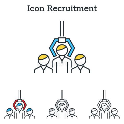 Recruitment Infographics Set Stock Vector Illustration Of