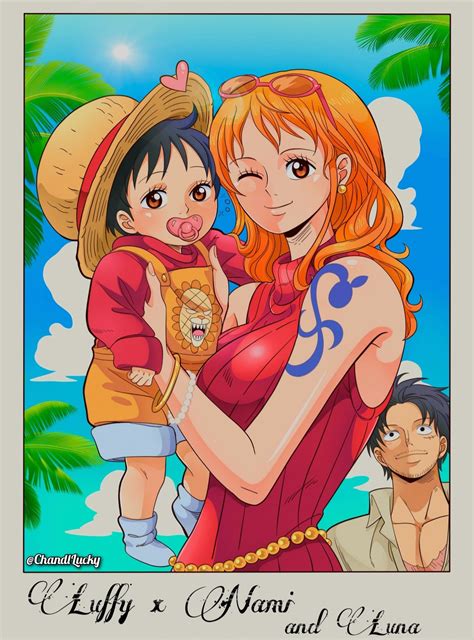 Luffy And Nami With Their Monkey D Luffy X Nami