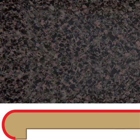 Blackstar Granite 8' Laminate Countertop (Right Miter) | Home Outlet