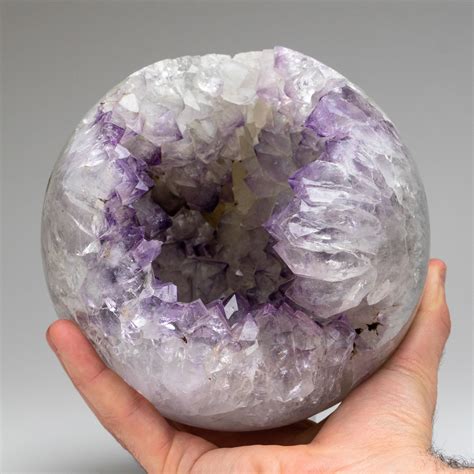 Polished Amethyst Geode Sphere Astro Gallery Touch Of Modern