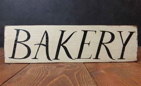Bakery Rustic Wood Sign The Weed Patch