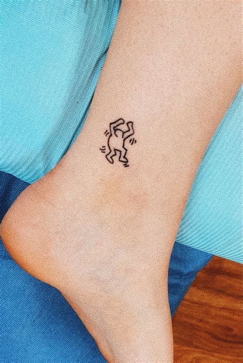 Keith Haring Tattoo Indie Tattoo Funky Tattoos Hippie Tattoo