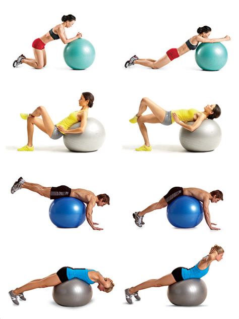 Pin By Chris On Health And Fitness Ball Exercises Stability Ball