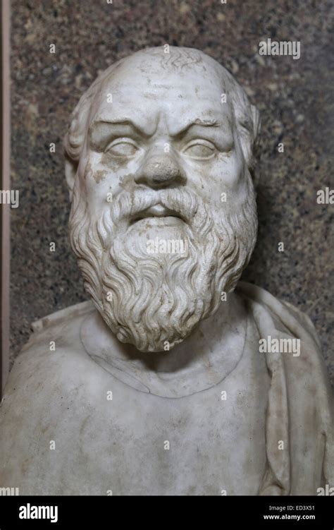 Socrates 470469 399 Bc Athenian Philosopher Portrait Roman Copy