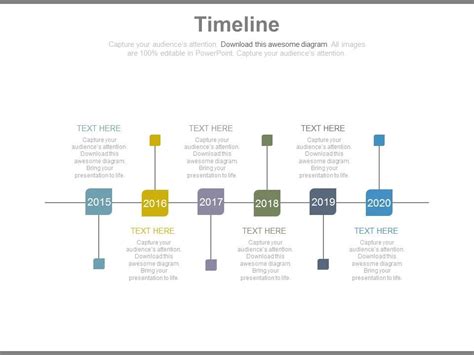 Linear Timeline With Years For Business Success Achievement Powerpoint