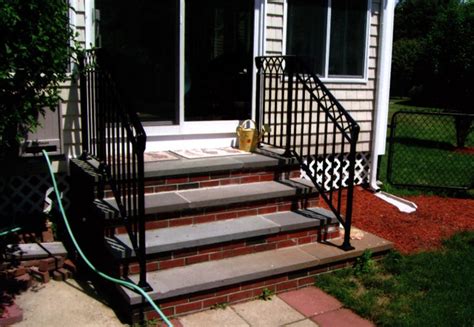 This safety feature also gives stairs a visual presence and can make a staircase a work of art. Railings For Outdoor Stairs At Home Depot — Rickyhil ...
