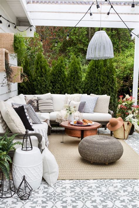 33 Gorgeous Bohemian Outdoor Patio Designs For Cozy Outdoor Space Idea Perfect Patio Patio