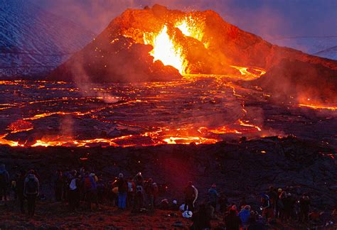 Iceland Volcano Eruption Live Stream Shows Fagradalsfjall