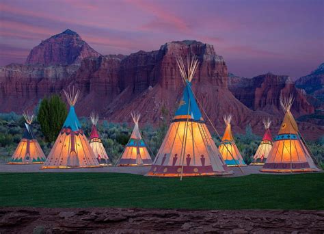 Experience Luxury Glamping Teepees Capitol Reef Resort