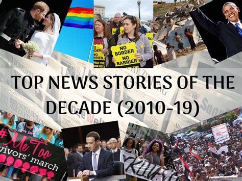 Top Global News Stories Of The Last Decade Educationworld