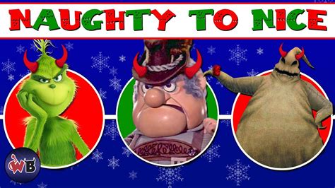 Animated Christmas Villains Naughty To Nice 🎅🎄 Youtube
