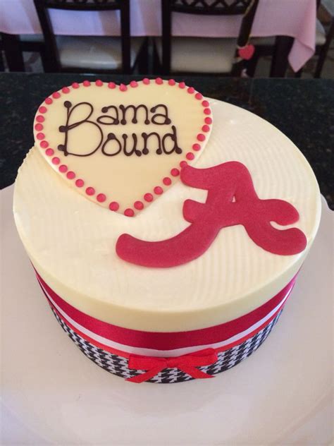 Univ Of Alabama Bama Bound Cake Graduation Cakes Graduation Party Cake