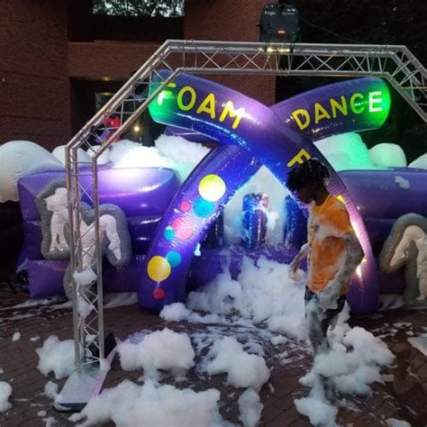 foam dance party rental fantasy world entertainment md va dc rentals