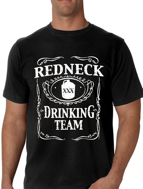 Redneck Drinking Team Mens T Shirt Bewild