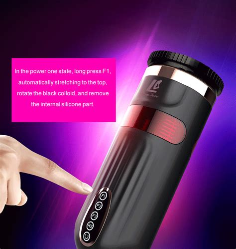 Smart Wiggle Automatic Telescopic Rotation Male Masturbator Sex Machine Heating Dual Layer