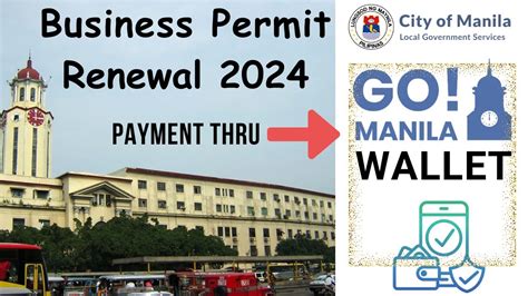 Business Permit Renewal Payment Thru Go Manila Wallet Youtube