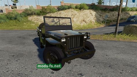 Мод на джип Willys Jeep для Farming Simulator 2019 Mods