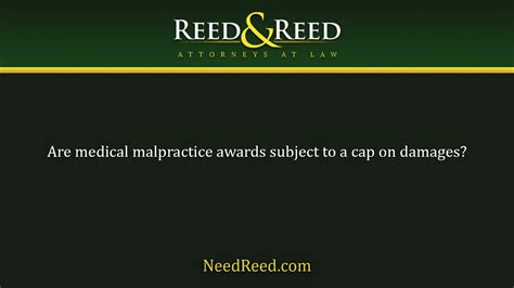 Are Medical Malpractice Awards Subject To A Cap On Damages Youtube