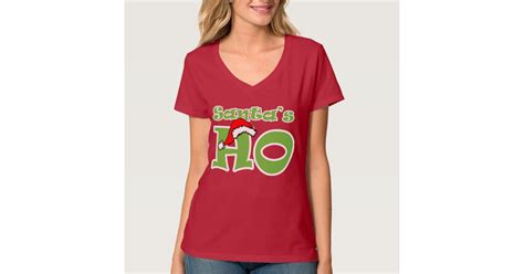 Santas Ho Funny Christmas T Shirt Au