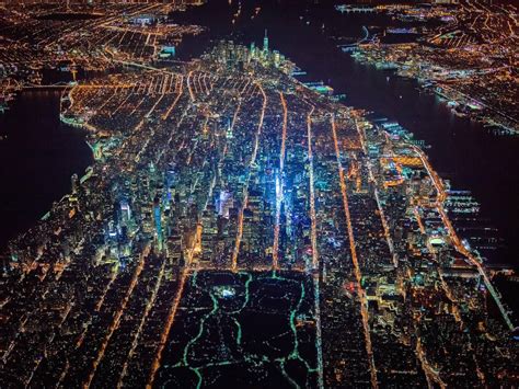 4gxpbd0 2134×1600 New York Pictures Aerial Photo Night
