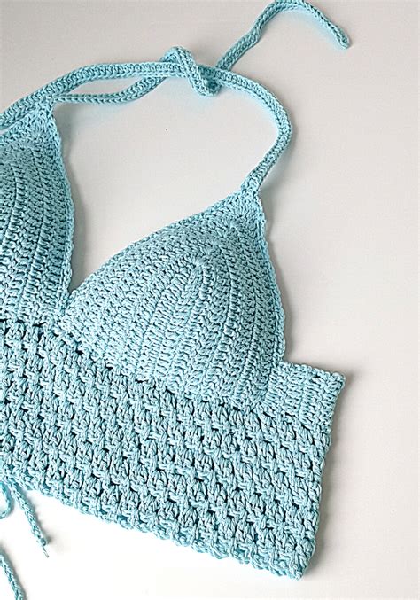 Dise Os De Top A Crochet Para Playa Handwork Diy Patr N Para