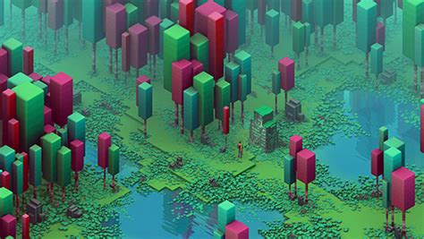 30 Dazzling Examples Of Isometric Designs Web And Graphic