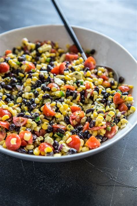 Sprinkle with seasonings and spread the corn mixture over top, then top with shredded cheese. Black Bean and Corn Salsa - Slow Cooker Gourmet
