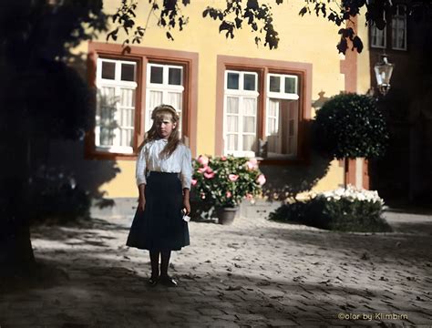 Anastasia Nikolaevna At Friedberg Palace September October 1910 Color By Klimbim 0 2