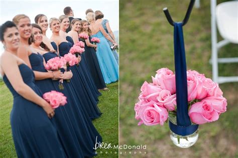Steele Hill Resort New Hampshire Wedding Pink And Navy Color Palette