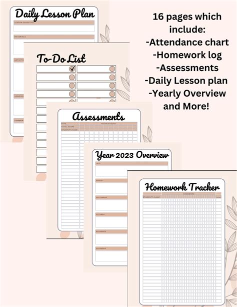 Ultimate Teacher Record Book 2023 2024 Etsy