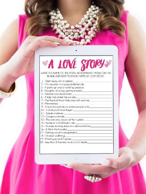 This Mixed Up Love Story Bridal Shower Game Idea Looks Like So Much Fun Definitely Adding To My