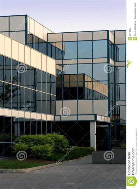Office Building In Glass Stock Image Image Of Color Architect 9673955
