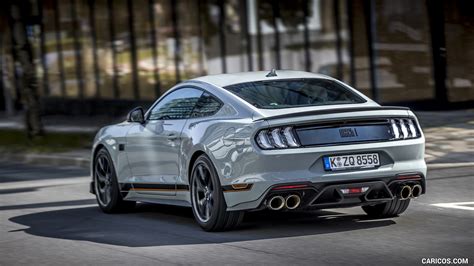 2021 Ford Mustang Mach 1 Eu Spec Color Fighter Jet Gray Rear