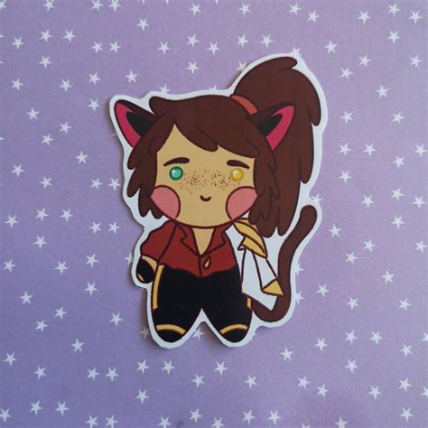 Cute Kawaii Catra She Ra Chibi Stickers 4 Pack Etsy