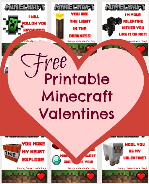 Maybe you would like to learn more about one of these? Printable Minecraft Valentines » SKrafty