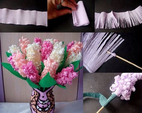 Easy Paper Hyacinth Flowers Spring Craft Idea Id583709 By