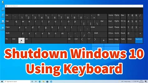 How To Shutdown Or Turn Off Windows 10 Pc Laptop Using Keyboard