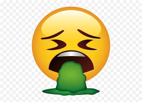 Smiley Vomi Png Vomiting Emojidisgust Emoji Free Transparent Emoji