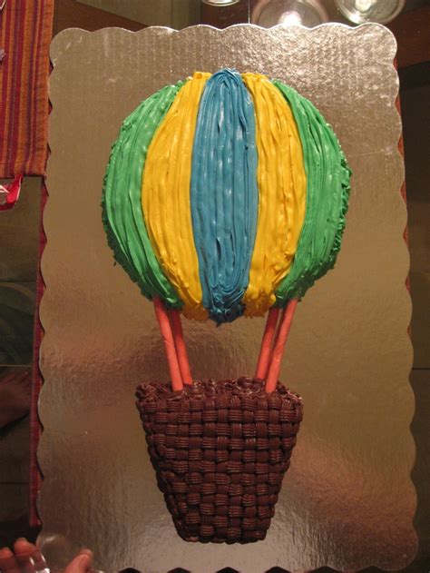 Hot Air Balloon Birthday Cake Balloon Birthday Cakes Birthday