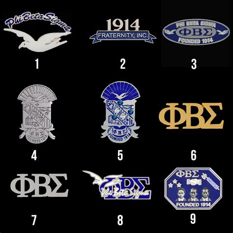 Phi Beta Sigma Fraternity Pins Greek Accessories Something Greek