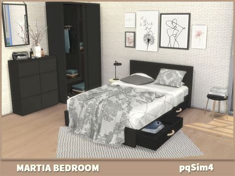 Martia Bedroom The Sims 4 Custom Content The Sims Teen Bedding