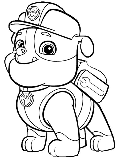 Paw Patrol Coloring Pages Tracker Coloring Free Coloring Free Com