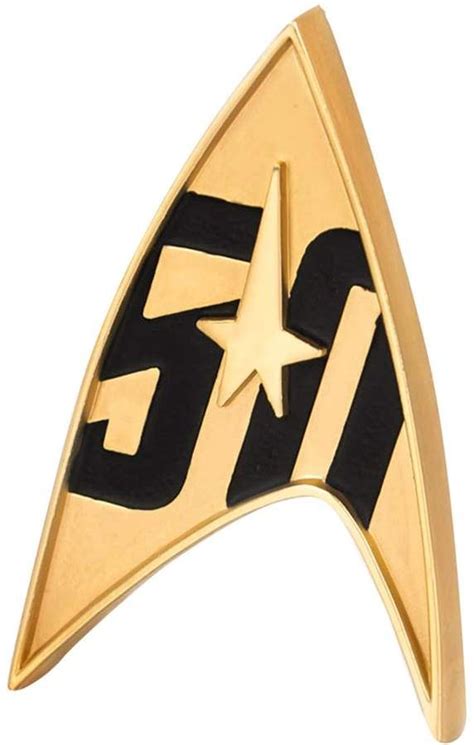 Star Trek 50th Anniversary Magnetic Badge By Quantum Mechanix Star